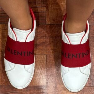 Valentino maya white red women’s sneakers